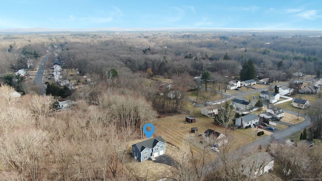 25 First Ave, Enfield, CT 06082 - aerial view of property's location with a heavily wooded area