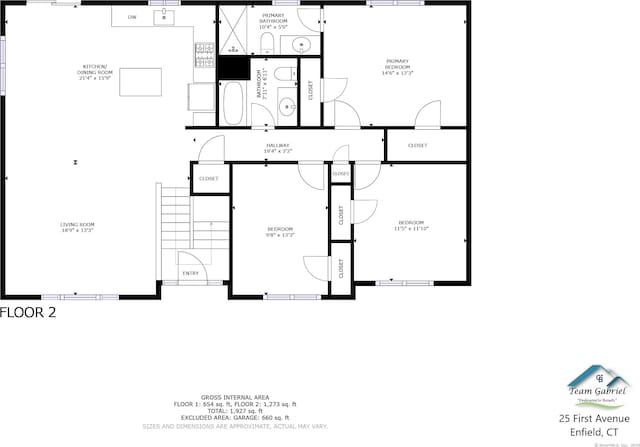 25 First Ave, Enfield, CT 06082 - home floor plan