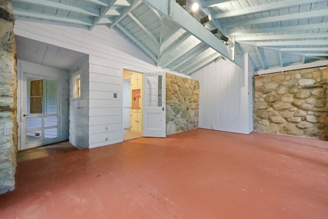 16 Katydid Ln, Weston, CT 06883 - below grade area featuring wooden walls