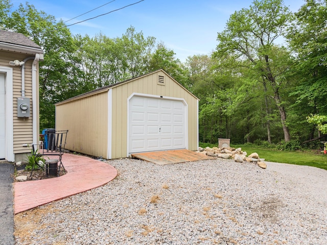 332 Shewville Rd, Ledyard, CT 06339 - view of detached garage
