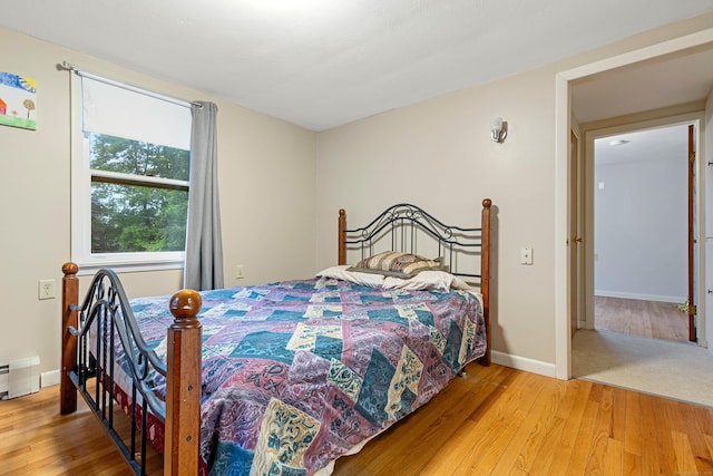332 Shewville Rd, Ledyard, CT 06339 - bedroom featuring light wood-style floors and baseboards