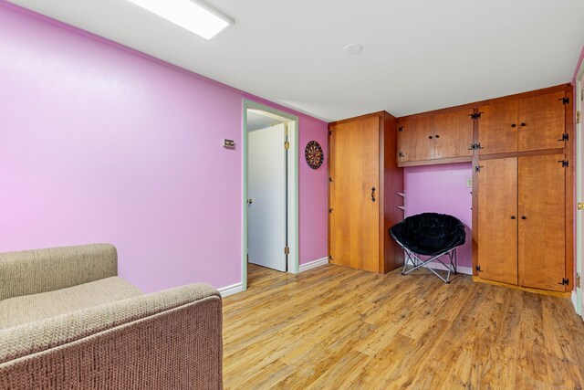 332 Shewville Rd, Ledyard, CT 06339 - living area featuring light wood-style floors and baseboards