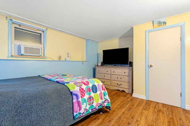 332 Shewville Rd, Ledyard, CT 06339 - bedroom featuring wood finished floors and cooling unit