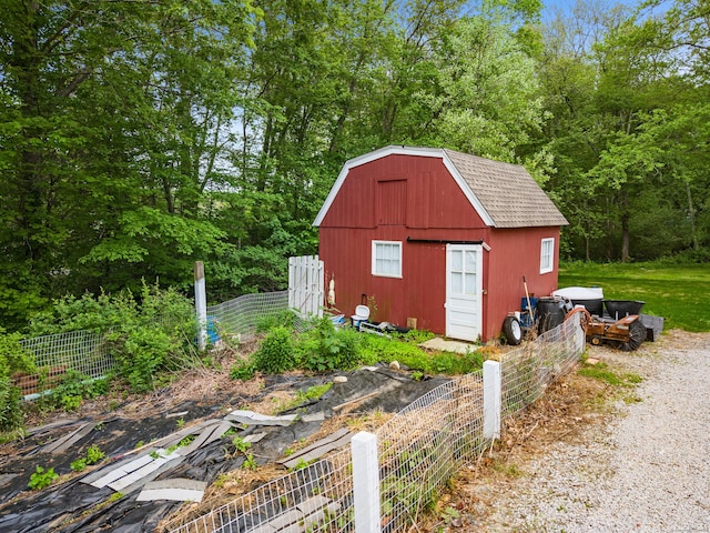 332 Shewville Rd, Ledyard, CT 06339 - view of outdoor structure with a view of trees