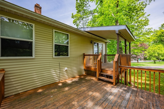 122 Carr Ave, Newington, CT 06111 - view of wooden terrace