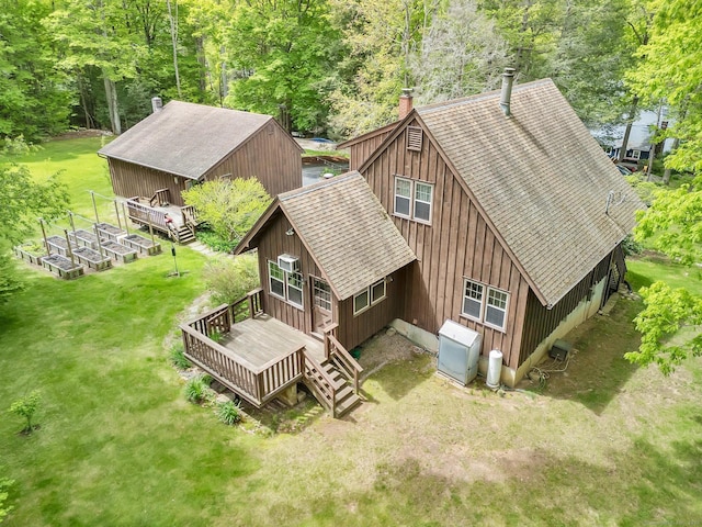 55 Indian Spring Rd, Woodstock, CT 06281 - view from above of property