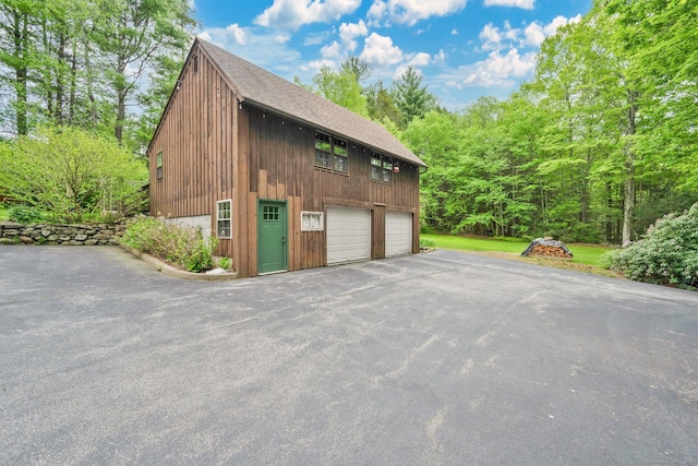 55 Indian Spring Rd, Woodstock, CT 06281 - garage with a detached garage