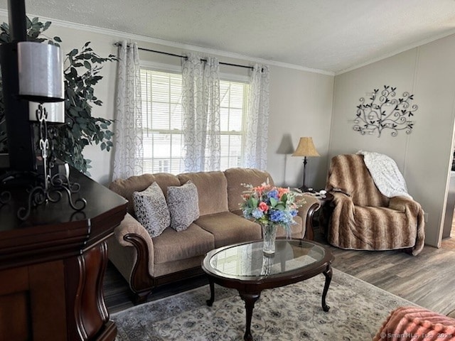 23 N Rd, Southington, CT 06489 - living room with wood finished floors and crown molding