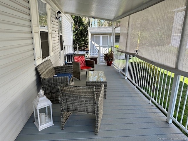 23 N Rd, Southington, CT 06489 - deck with outdoor lounge area