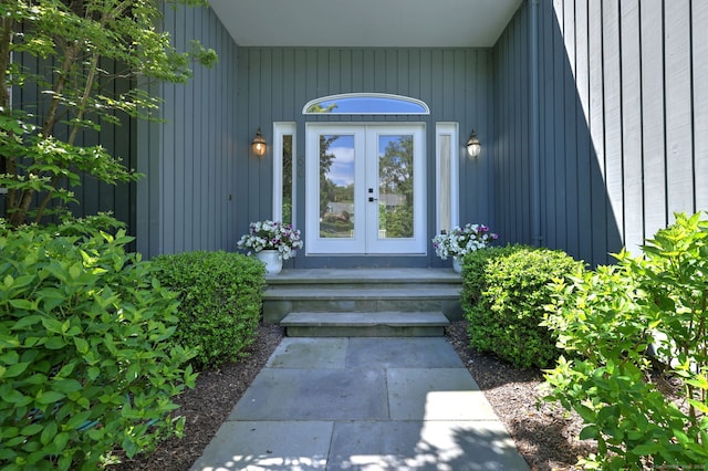 66 Penny Ln, Woodbridge, CT 06525 - doorway to property featuring french doors