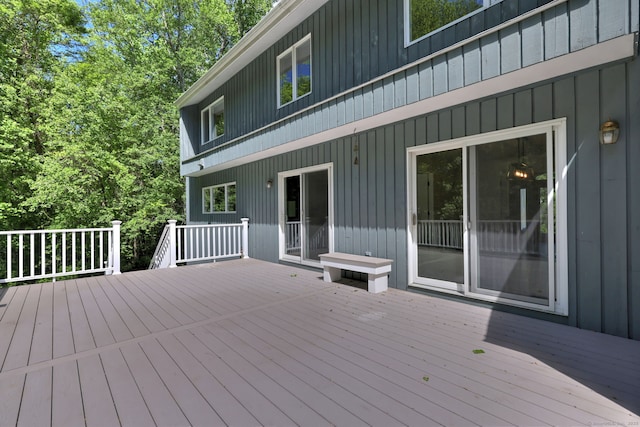 66 Penny Ln, Woodbridge, CT 06525 - view of wooden deck