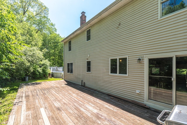 15 Brittany Dr, Durham, CT 06422 - view of wooden deck