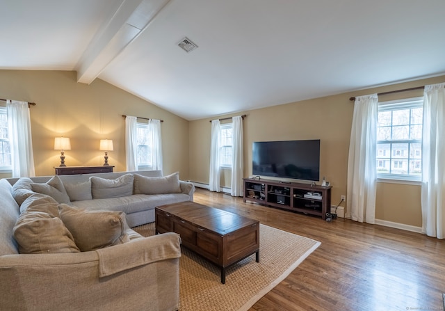 498 Nod Hill Rd, Wilton, CT 06897 - living room featuring wood finished floors and baseboards