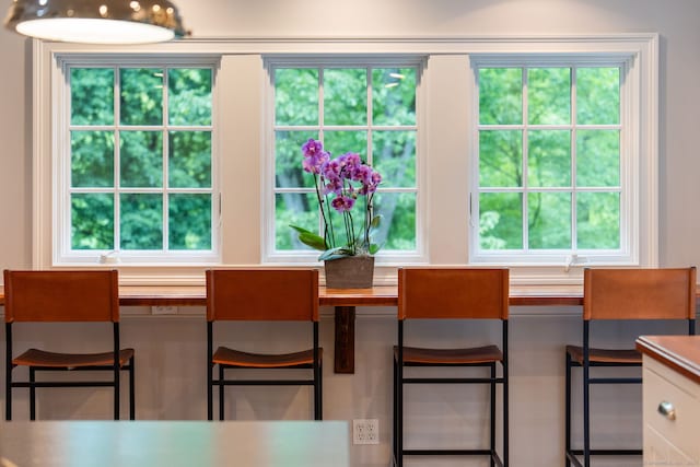 63 Fitch Ln, New Canaan, CT 06840 - dining area featuring healthy amount of natural light