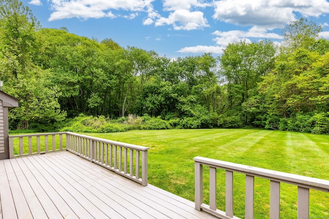 23A Yankee Glen Dr Unit 23A, Madison, CT 06443 - wooden terrace featuring a yard