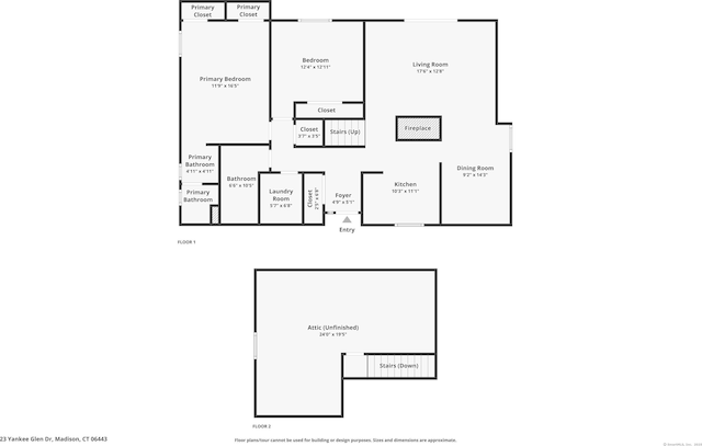 23A Yankee Glen Dr Unit 23A, Madison, CT 06443 - property floor plan