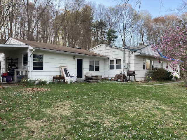 84 Huntingtown Rd, Newtown, CT 06470 - back of property with a lawn