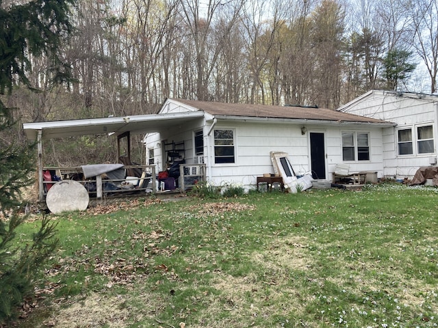 84 Huntingtown Rd, Newtown, CT 06470 - back of house with a yard