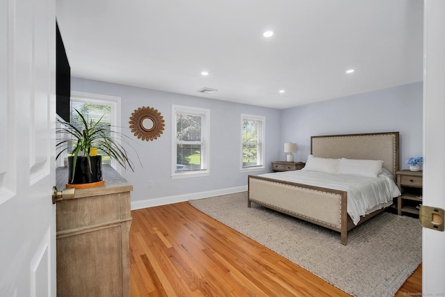 35 Deer Hill Ave, Danbury, CT 06810 - bedroom featuring light wood-style flooring, multiple windows, recessed lighting, and baseboards