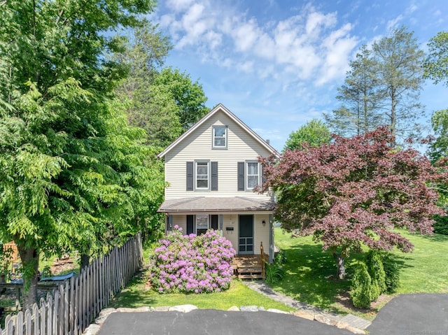 35 Deer Hill Ave, Danbury, CT 06810 - traditional-style home with covered porch