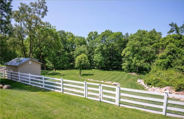 573 Nod Hill Rd, Wilton, CT 06897 - view of yard with an outbuilding