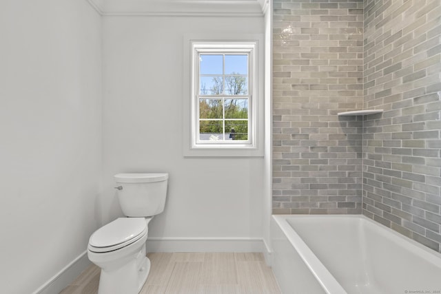 15 Barton Rd, Fairfield, CT 06824 - full bathroom featuring baseboards and toilet