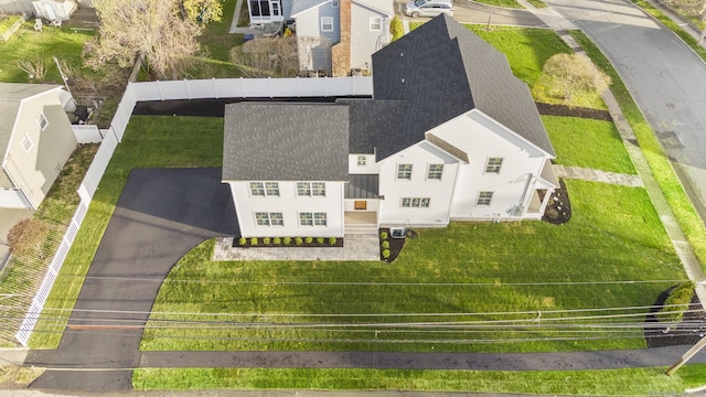 15 Barton Rd, Fairfield, CT 06824 - view from above of property