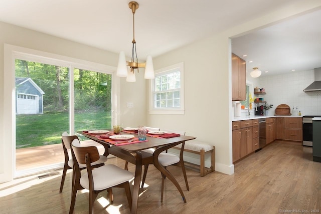 331 Calkinstown Rd, Sharon, CT 06069 - dining room featuring light wood finished floors and baseboards