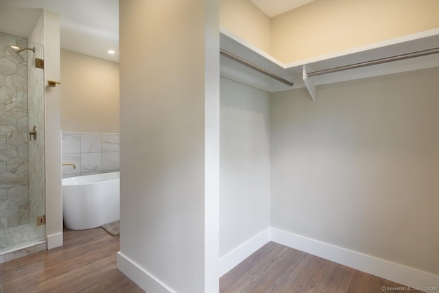 331 Calkinstown Rd, Sharon, CT 06069 - walk in closet featuring wood finished floors