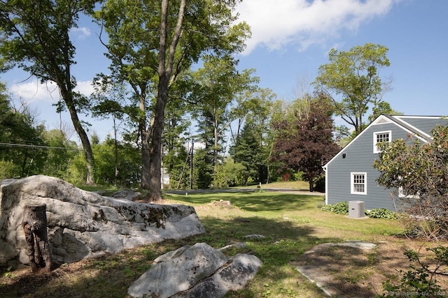 331 Calkinstown Rd, Sharon, CT 06069 - view of grassy yard with cooling unit