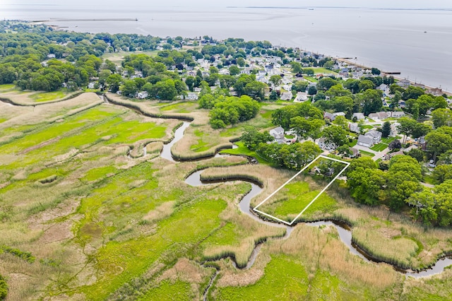 55 Cypress Rd, Old Saybrook, CT 06475 - view of property location with a large body of water and property parcel outlined
