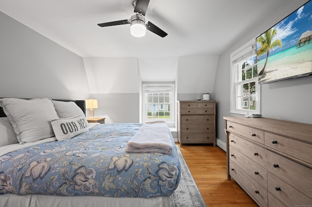 55 Cypress Rd, Old Saybrook, CT 06475 - bedroom featuring light wood-type flooring and a ceiling fan