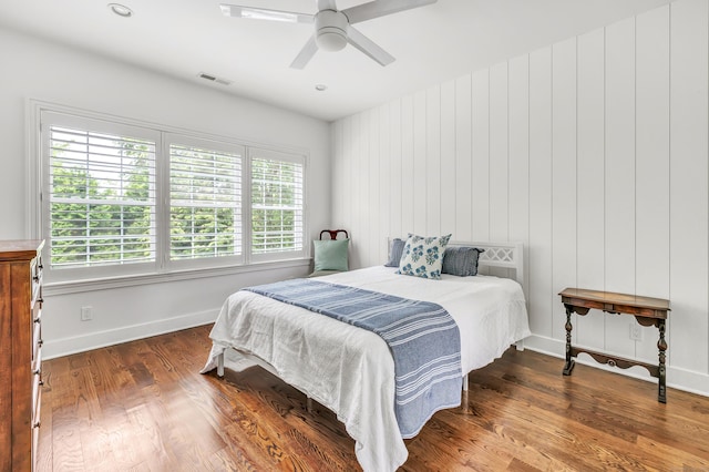 2180 Kings Hwy Unit 1, Fairfield, CT 06824 - bedroom featuring wood finished floors, baseboards, and a ceiling fan