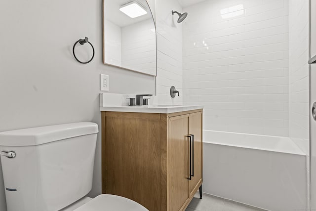 32 Porterbrook Ave, East Hartford, CT 06118 - bathroom featuring toilet, vanity, and  shower combination