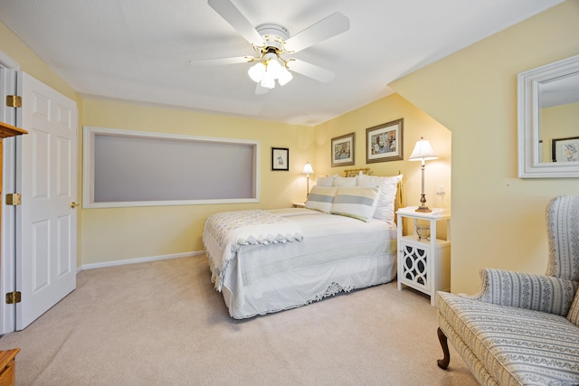 76 River St W, Old Saybrook, CT 06475 - bedroom with carpet floors and ceiling fan