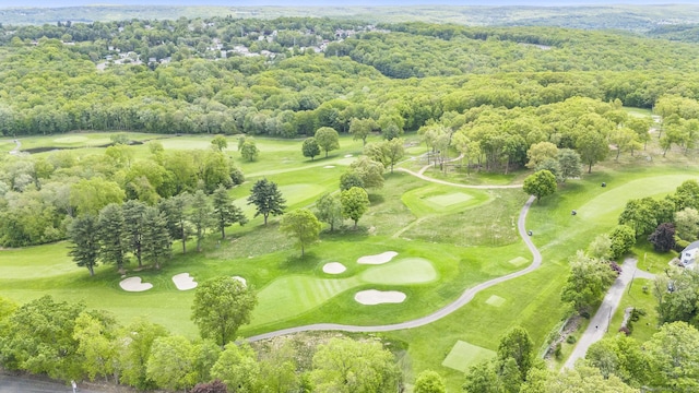 116 Joshua Town Rd, Waterbury, CT 06708 - bird's eye view of a golf club and a forest