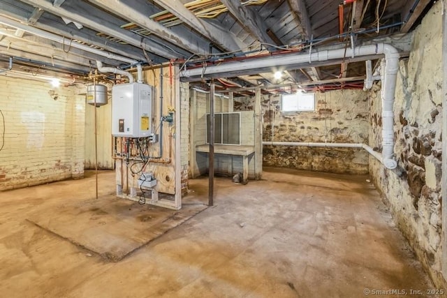 34 Wilbur Ave, Meriden, CT 06450 - basement featuring water heater