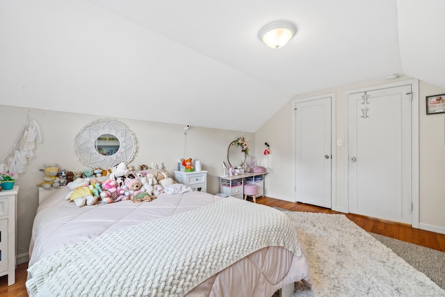10 Ciccio Ct, Plainville, CT 06062 - bedroom with lofted ceiling and wood finished floors