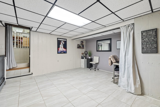 10 Ciccio Ct, Plainville, CT 06062 - home office with a paneled ceiling