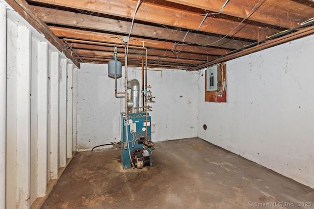 3 Pattagansett Ct, East Lyme, CT 06357 - unfinished below grade area with a heating unit and electric panel