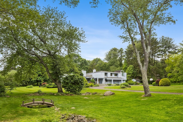 37 Topfield Rd, Wilton, CT 06897 - view of grassy yard featuring view of scattered trees