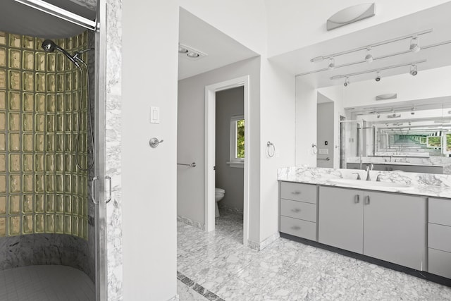 37 Topfield Rd, Wilton, CT 06897 - bathroom with a shower stall, vanity, and plenty of natural light
