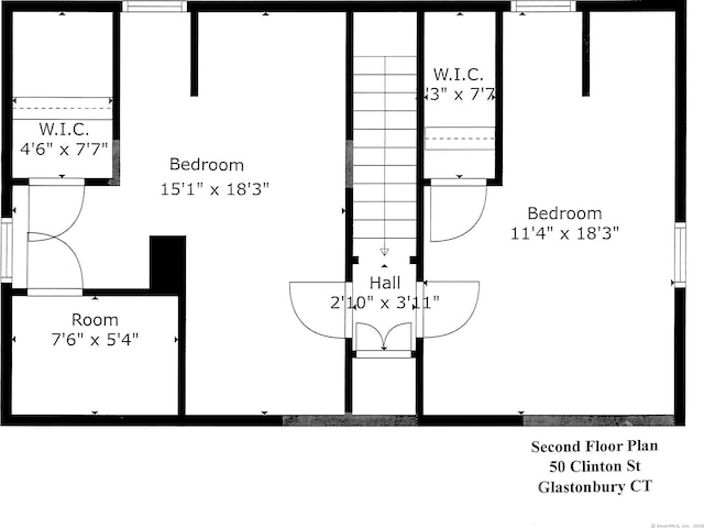 50 Clinton St, Glastonbury, CT 06033 - home floor plan