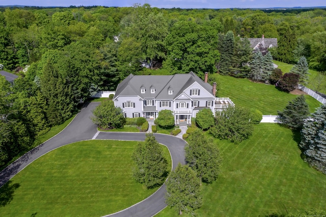 134 Nod Rd, Ridgefield, CT 06877 - view of subject property with a forest