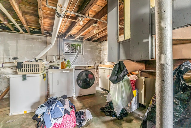 441 Savin Ave, West Haven, CT 06516 - laundry room with washing machine and clothes dryer