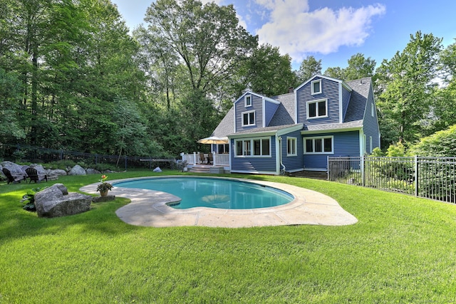 76 Crestwood Rd, Bethany, CT 06524 - back of house with a deck and roof with shingles