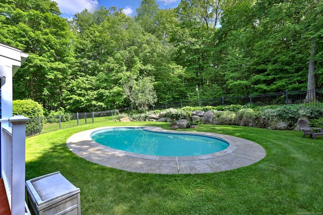 76 Crestwood Rd, Bethany, CT 06524 - view of pool featuring a view of trees