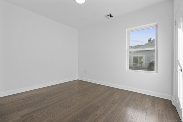 48 Blakeslee Ave, North Haven, CT 06473 - unfurnished room with baseboards and dark wood-style flooring