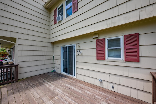 68 Round Tree Dr Unit 9, Naugatuck, CT 06770 - wooden terrace featuring cooling unit