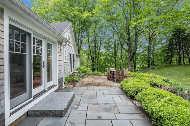 24 River Rd, Deep River, CT 06417 - view of patio / terrace featuring outdoor dining area